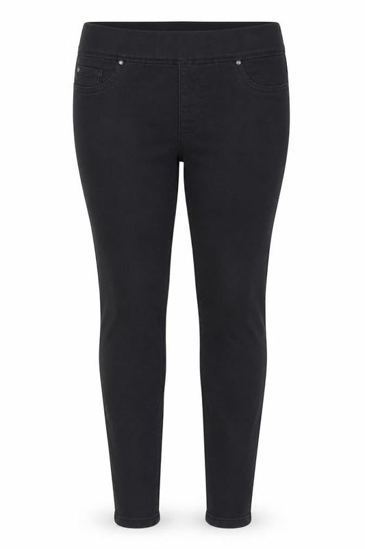Denim & Co. Womens Black Cotton Jegging Jeans Size 12 Regular