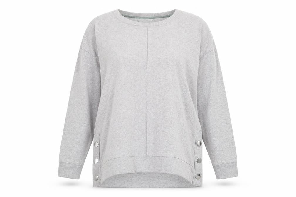 NEXT Womens Grey Boat Neck Polyester Pullover Jumper Size 12