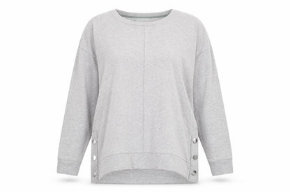 Next Womens Grey Boat Neck Polyester Pullover Jumper Size 12