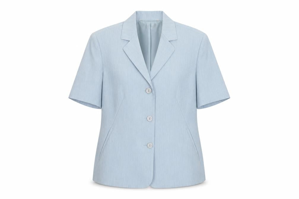 BHS Womens Blue Polyester Jacket Blazer Size 12