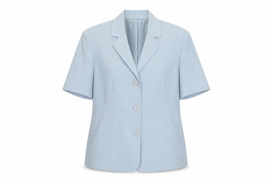 BHS Womens Blue Polyester Jacket Blazer Size 12