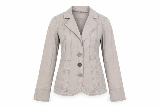 BHS Womens Grey Jacket Blazer Size 10 Buckle