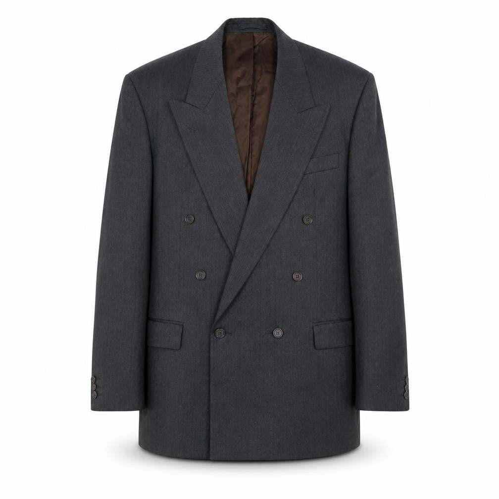 Marks & Spencer Mens Grey Polyester Jacket Suit Jacket Size 42 Regular