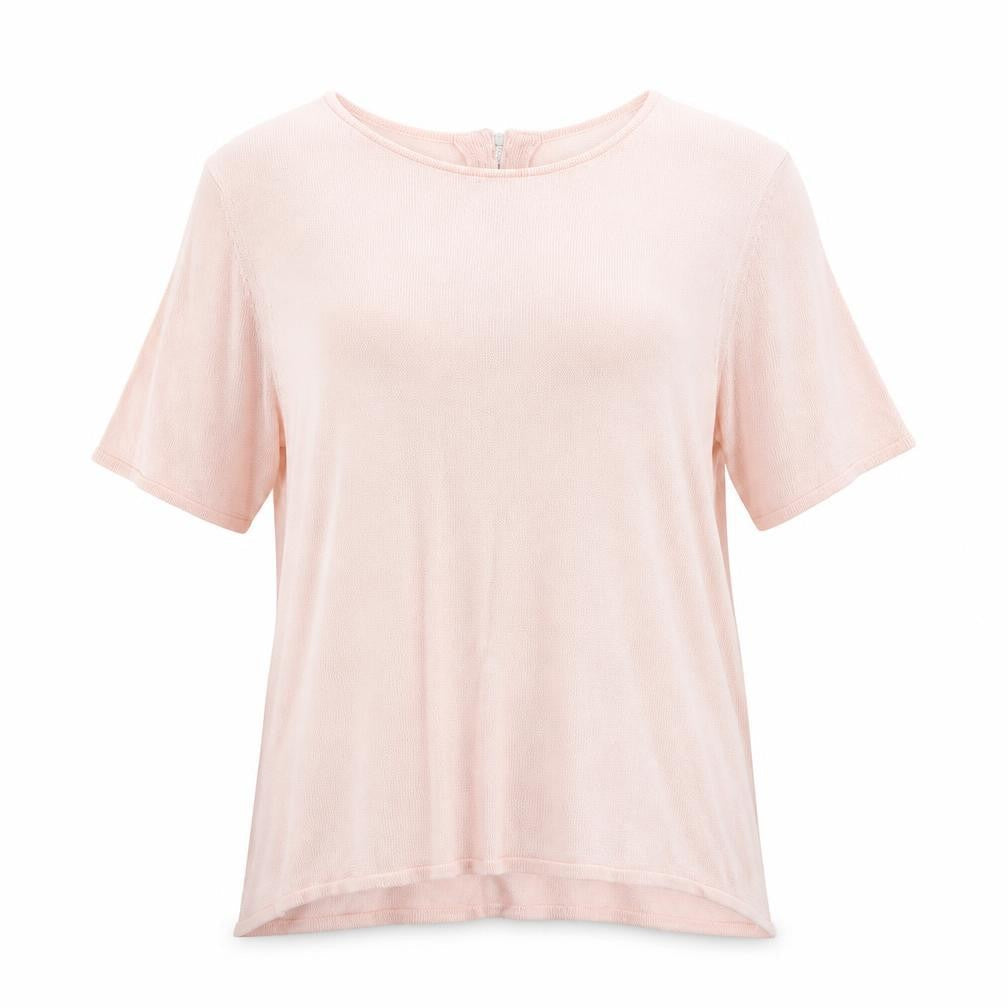 Per Una Womens Pink Boat Neck Viscose Pullover Jumper Size 12