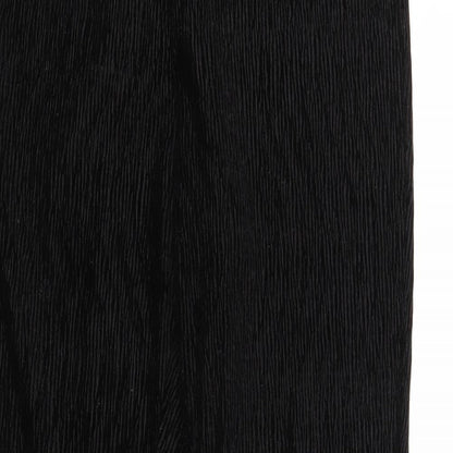 Divided Womens Black Polyester Jogger Trousers Size M Regular - Textured