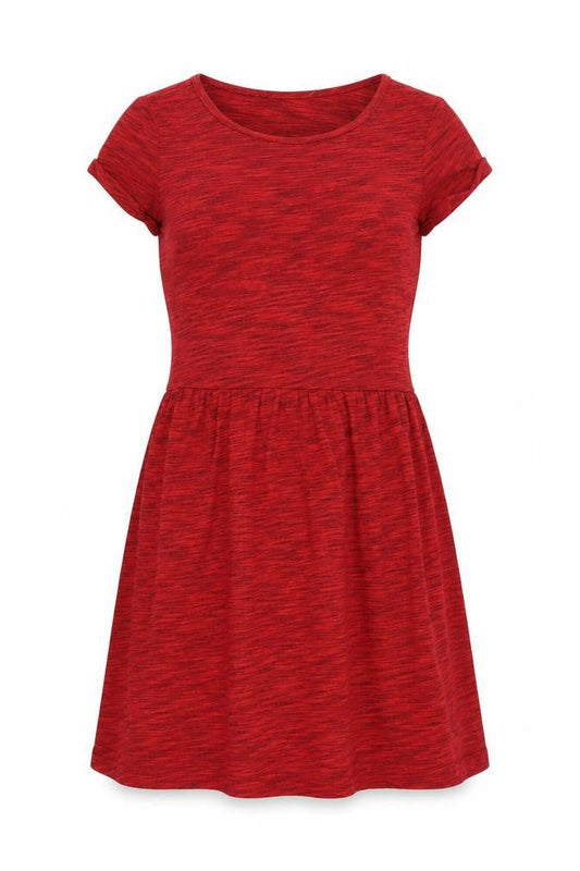 New Look Womens Red Geometric Polyester A-Line Size 6 Round Neck Pullover