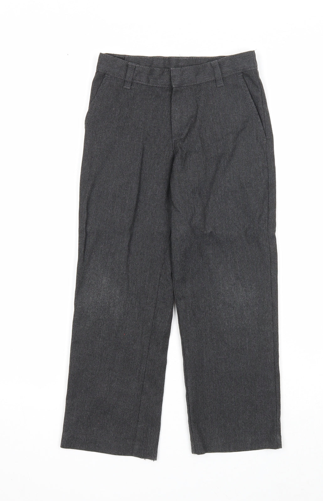 George Boys Grey Polyester Chino Trousers Size 5-6 Years Regular Pullover