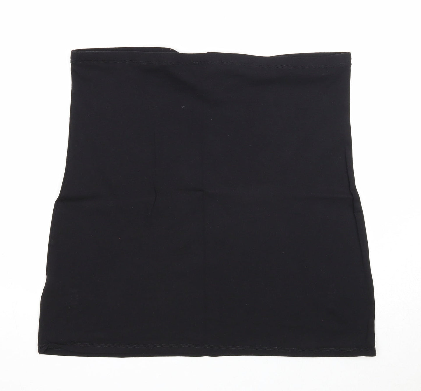 New Look Womens Black Cotton Cropped Tank Size 20 Off the Shoulder