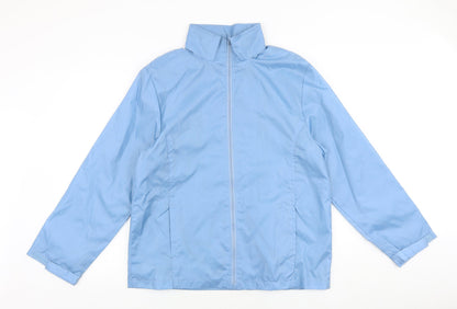 Newille Womens Blue Jacket Size 10 Zip