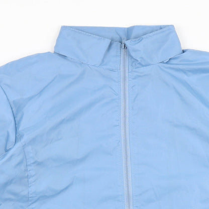 Newille Womens Blue Jacket Size 10 Zip