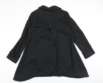 Limited Collection Womens Black Jacket Size 12 Button