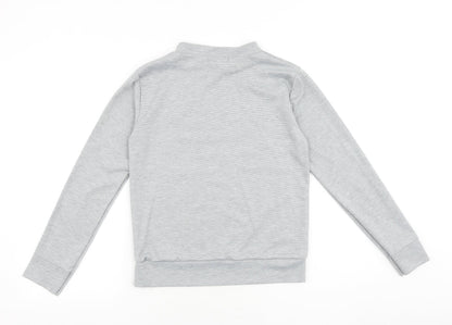 Preloved Great Feeling Womens Grey Polyester Pullover Sweatshirt Size S Pullover - Vogue - Back