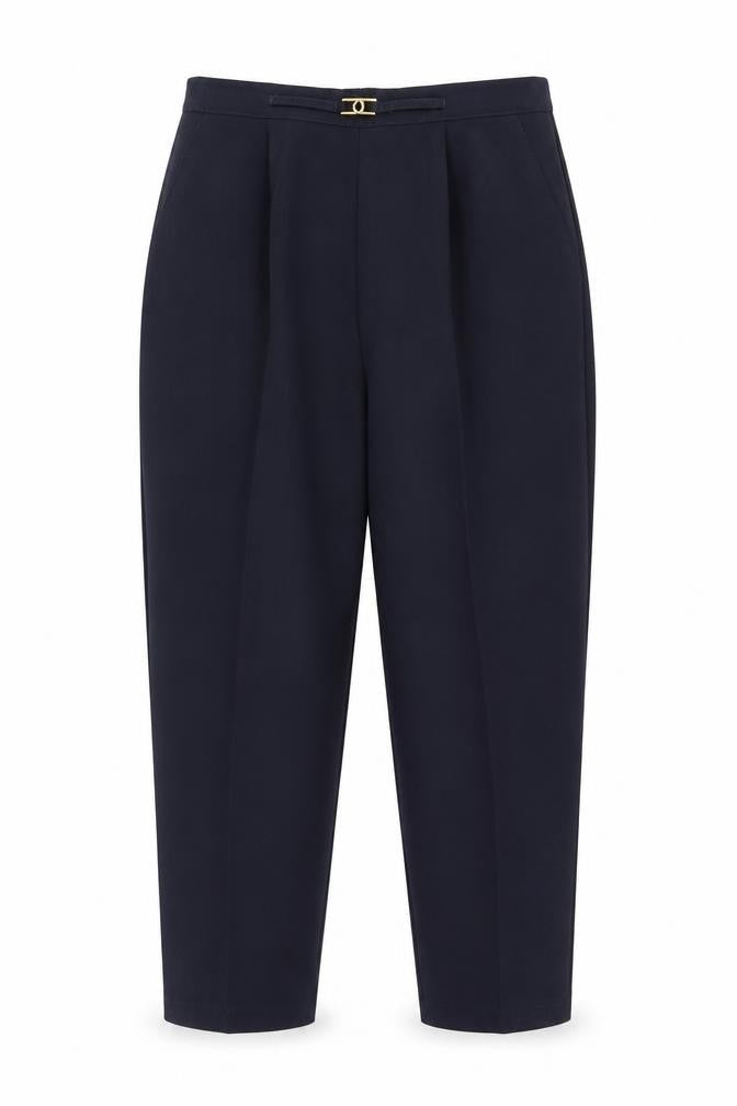 Classics Womens Blue Polyester Trousers Size 14 Regular