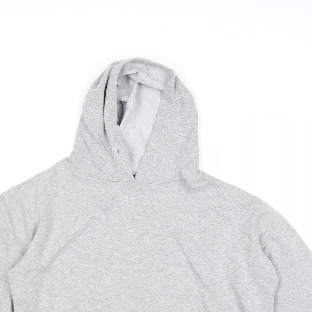 Malaika Womens Grey Cotton Pullover Hoodie Size XL Pullover