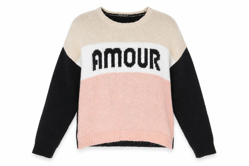 Select Womens Multicoloured Boat Neck Acrylic Pullover Jumper Size 14 - Amour