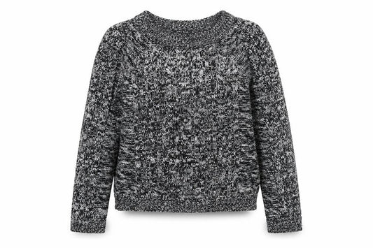 Select Womens Grey Boat Neck Acrylic Pullover Jumper Size 12