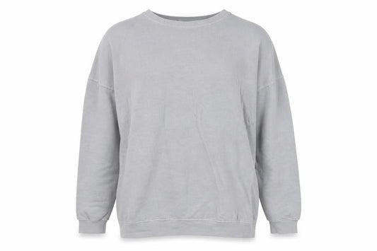 Missguided Womens Grey Cotton Pullover Sweatshirt Size 12 Pullover