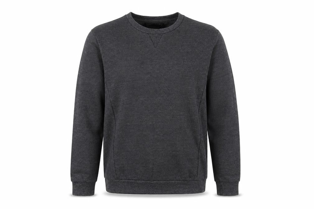 Zara Mens Grey Polyester Pullover Sweatshirt Size S