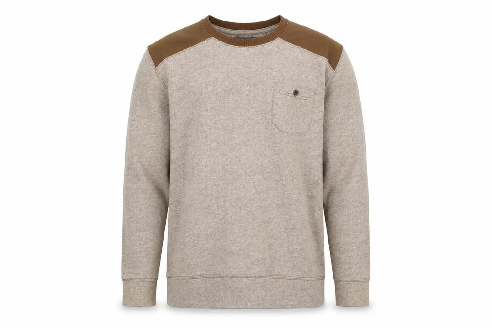 Twisted Soul Mens Brown Cotton Pullover Sweatshirt Size L