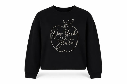 Primark Womens Black Polyester Pullover Sweatshirt Size M Pullover - New York State