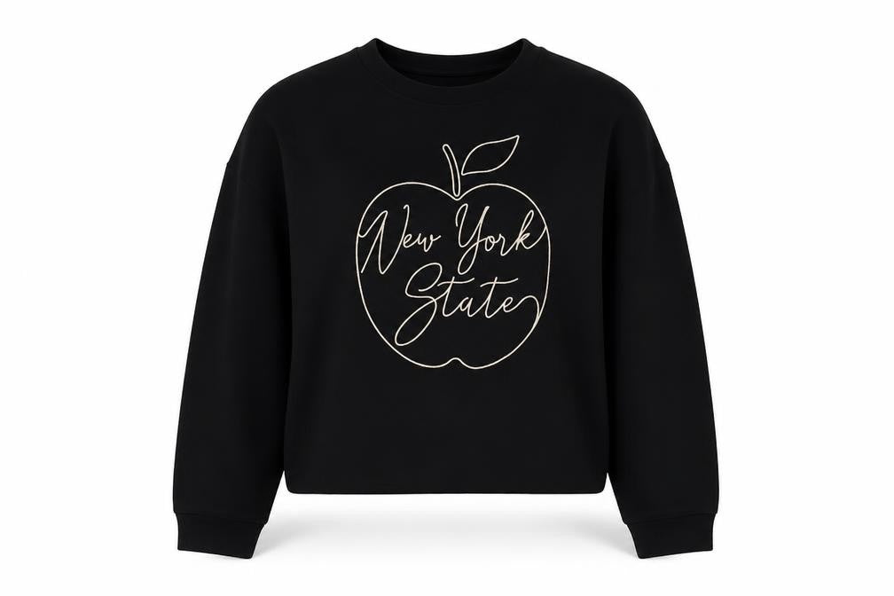 Primark Womens Black Polyester Pullover Sweatshirt Size M Pullover - New York State
