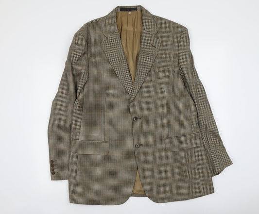 Marks and Spencer Mens Beige Wool Jacket Suit Jacket Size M Regular