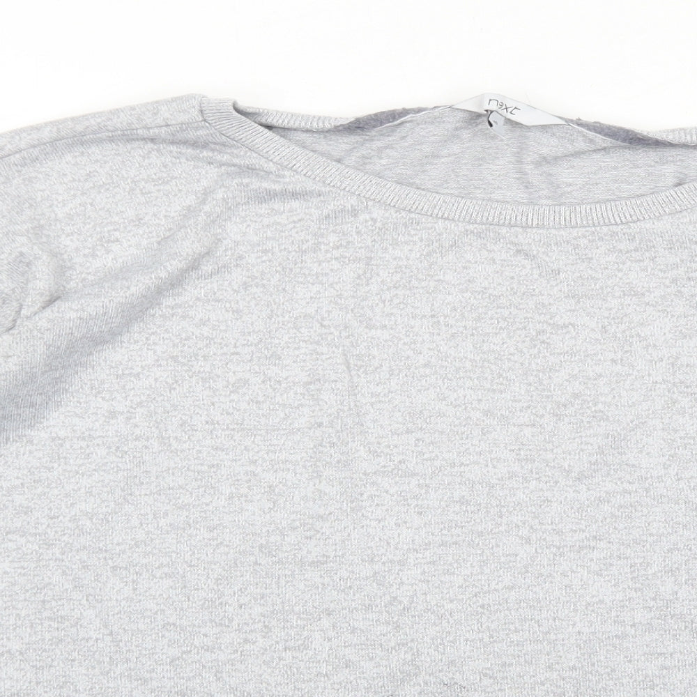 NEXT Womens Grey Polyester Pullover Sweatshirt Size 10 Pullover