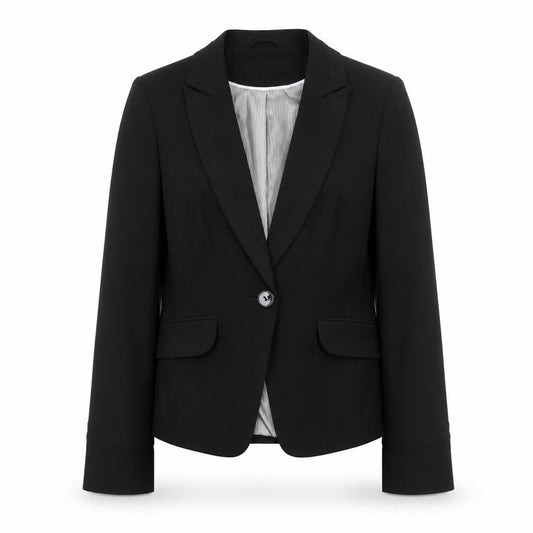 Dorothy Perkins Womens Black Polyester Jacket Blazer Size 10