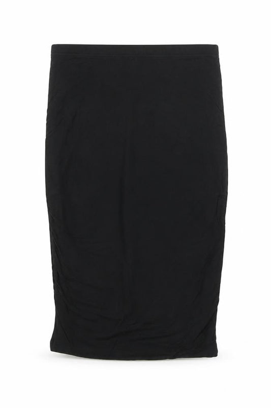 Topshop Womens Black Polyester Straight & Pencil Skirt Size 12