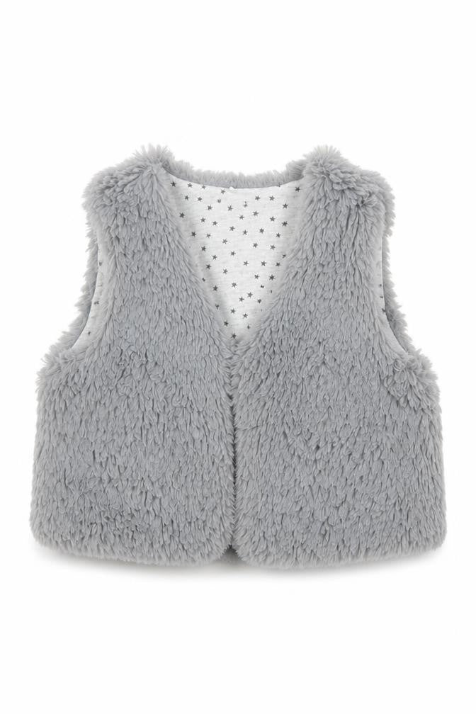 NEXT Girls Grey V-Neck Polyester Cardigan Jumper Size 4-5 Years Pullover