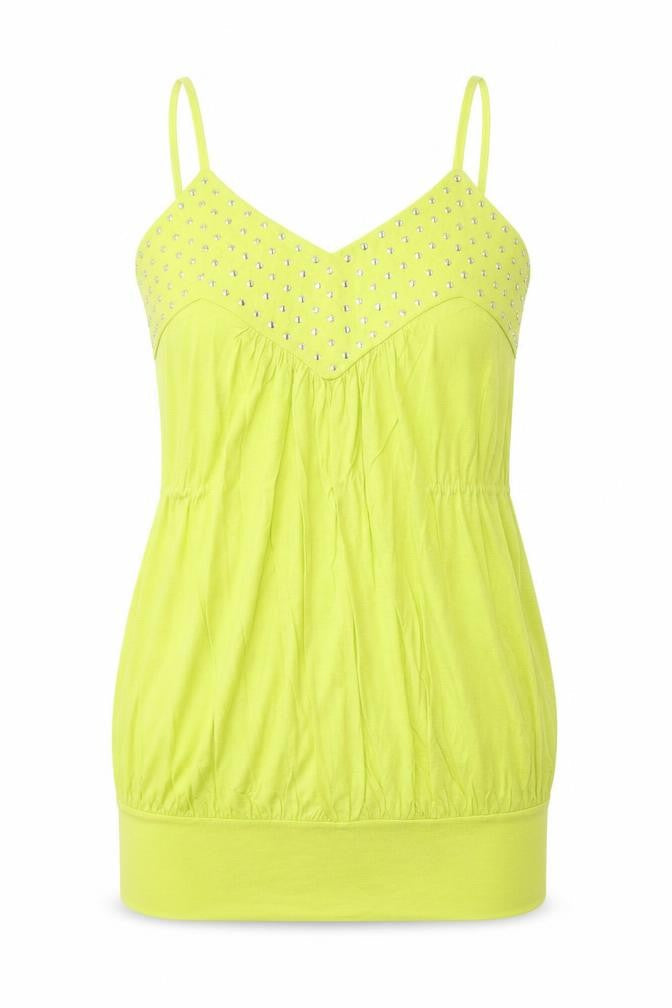 Select Womens Green Viscose Tank Dress Size 12 V-Neck Pullover