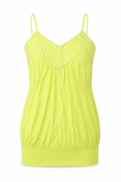 Select Womens Green Viscose Tank Dress Size 12 V-Neck Pullover