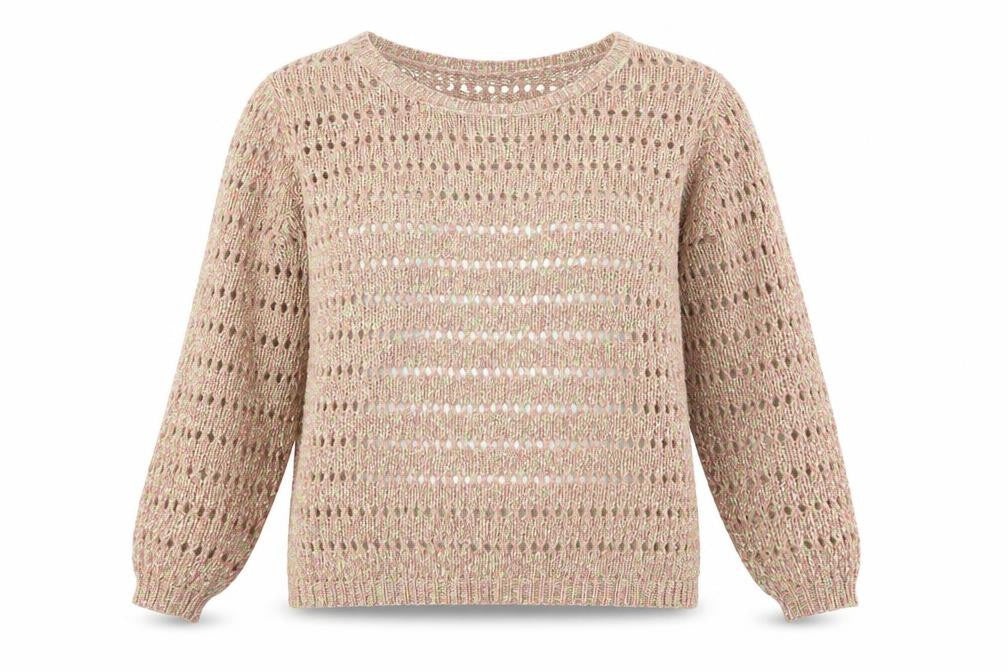 OPUS Womens Beige Boat Neck Cotton Pullover Jumper Size 10 - Open Back