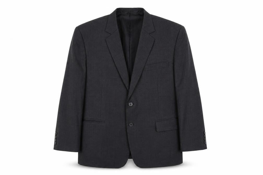 Universal Tailor Mens Grey Polyester Jacket Suit Jacket Size 44 Regular