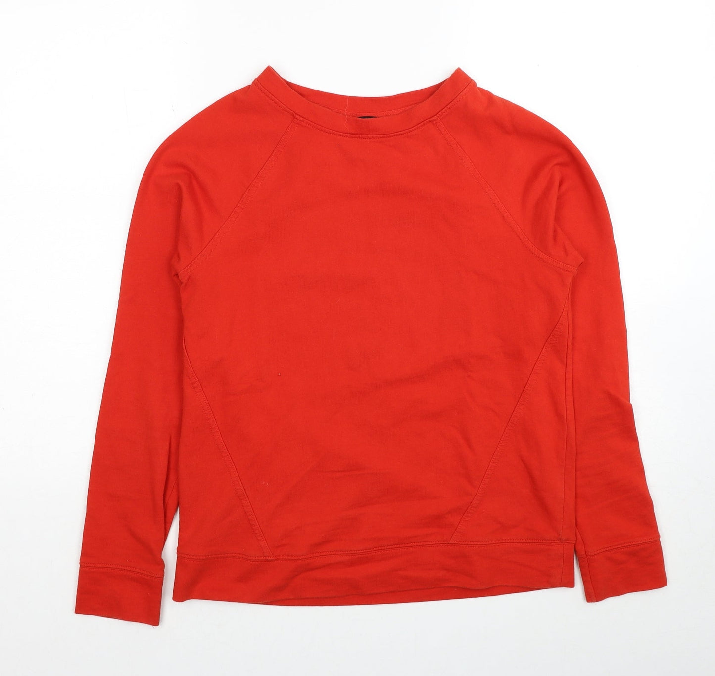 NEXT Womens Red Cotton Pullover Sweatshirt Size 8 Pullover