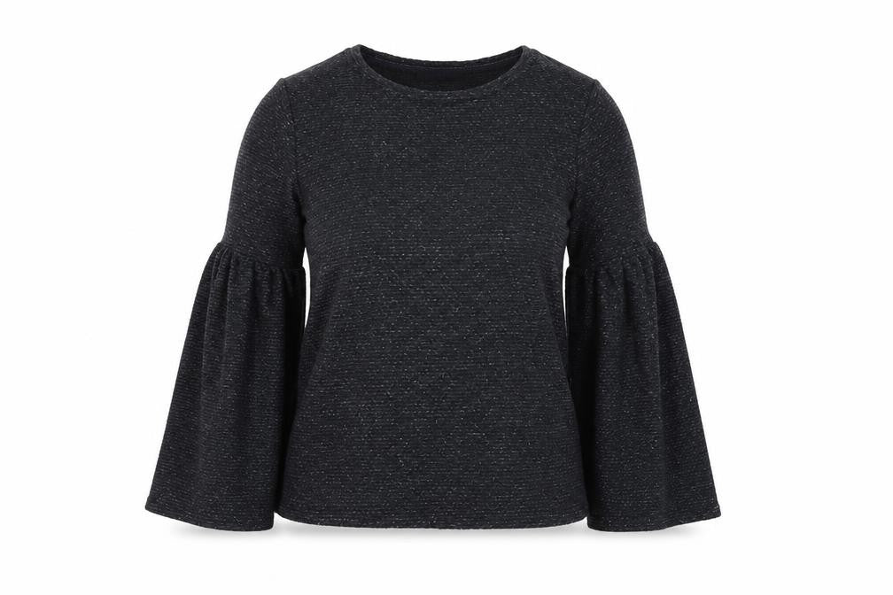 Marks & Spencer Womens Blue Round Neck Polyester Pullover Jumper Size 14