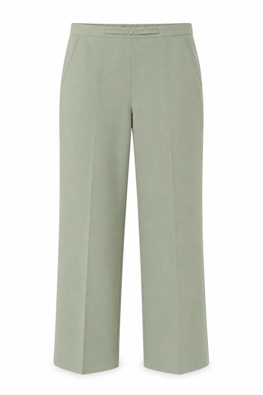 Classics Womens Green Polyester Trousers Size 10 Regular