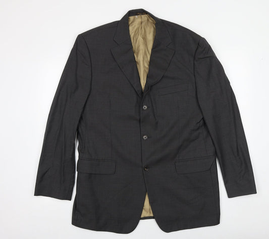 Marks and Spencer Mens Grey Wool Jacket Suit Jacket Size 44 Regular