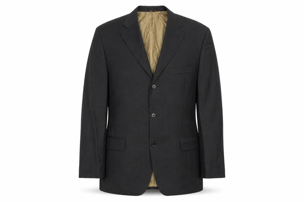 Marks & Spencer Mens Grey Wool Jacket Suit Jacket Size 44 Regular