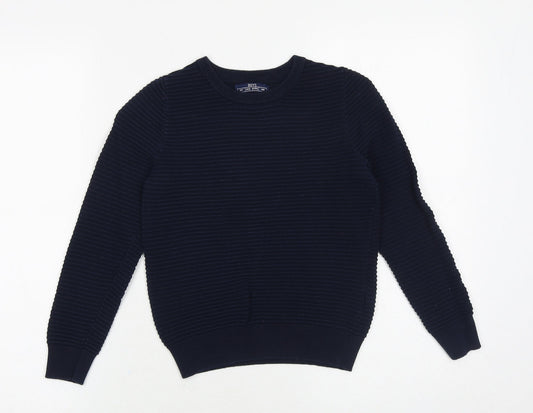 Matalan Boys Blue Cotton Pullover Sweatshirt Size 8 Years Pullover