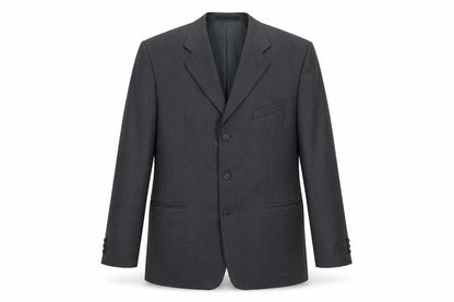 zantos Mens Grey Polyester Jacket Suit Jacket Size 44 Regular