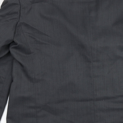 zantos Mens Grey Polyester Jacket Suit Jacket Size 44 Regular