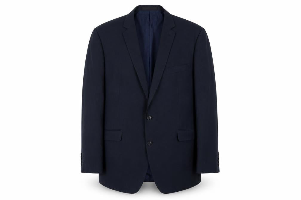 Burton Mens Blue Polyester Jacket Suit Jacket Size L Regular