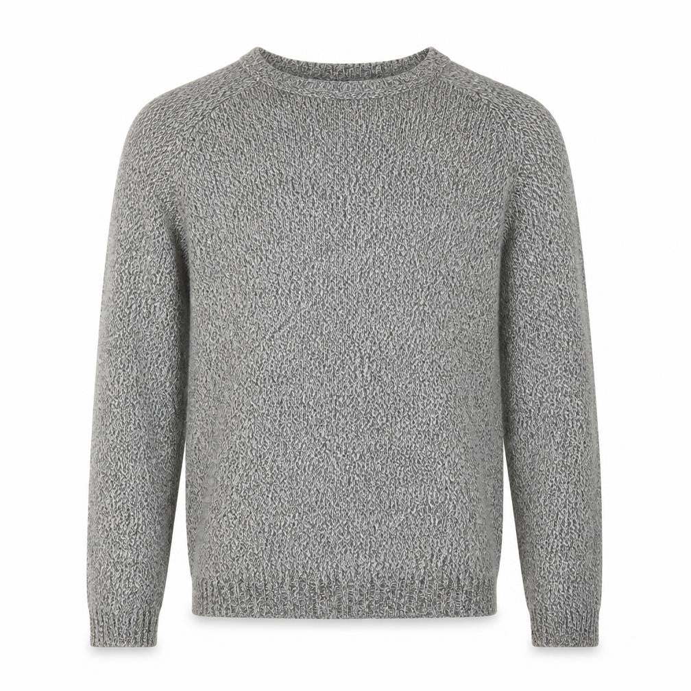 H&M Mens Grey Round Neck Cotton Pullover Jumper Size S Long Sleeve