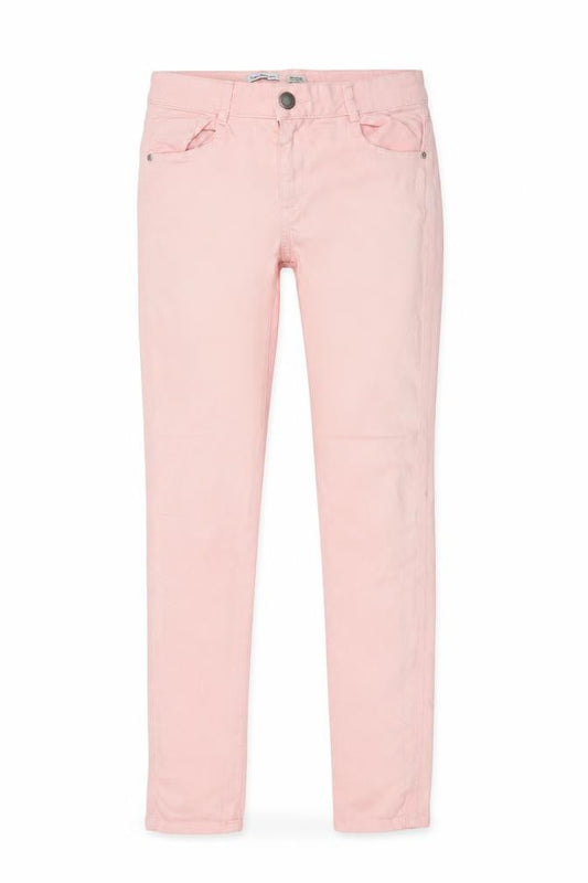 F&F Womens Pink Cotton Skinny Jeans Size 8 L31 in Regular Button