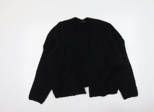 NEXT Womens Black V-Neck Acrylic Cardigan Jumper Size M