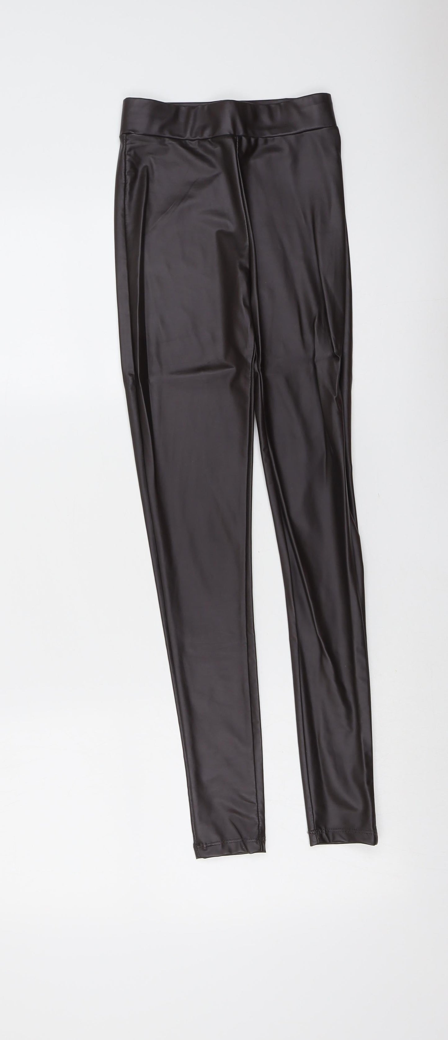 Pull&Bear Womens Brown Polyester Chino Leggings Size XS L26 in