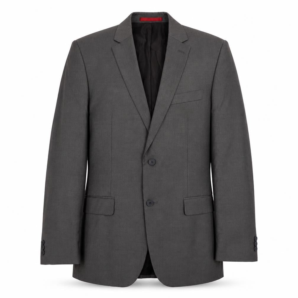 Burton Mens Grey Polyester Jacket Suit Jacket Size M Regular
