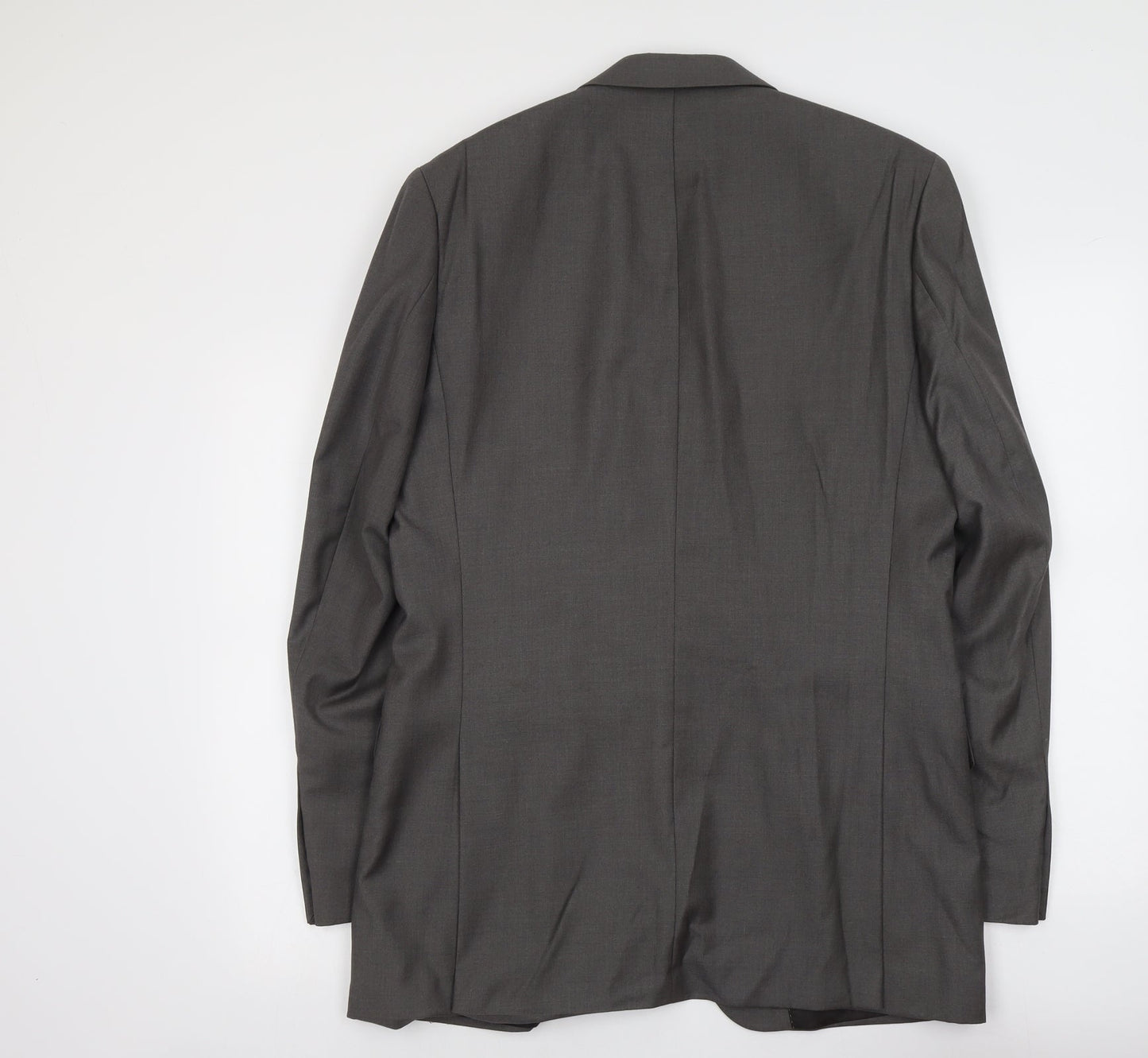 Burton Mens Grey Polyester Jacket Suit Jacket Size M Regular