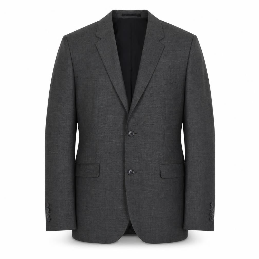 H&M Mens Grey Polyester Jacket Suit Jacket Size M Regular